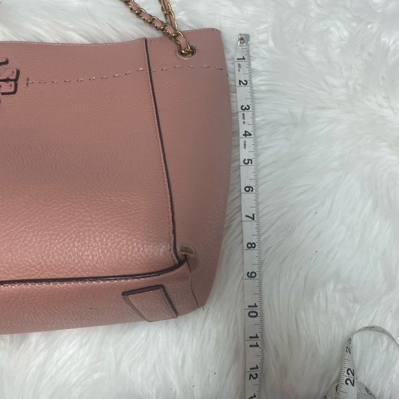 | Tory Burch | McGraw Slouchy Leather Tote - Pink Quartz. - Picture 7 of 8